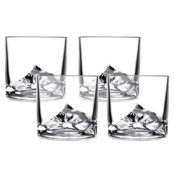 Liiton Mt Everest Whiskey Glasses Set of 4