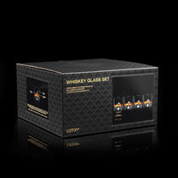 Liiton Mt Everest Whiskey Glasses Set of 4