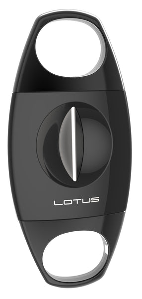 Lotus Jaws "V" Cigar Cutter Glossy Black